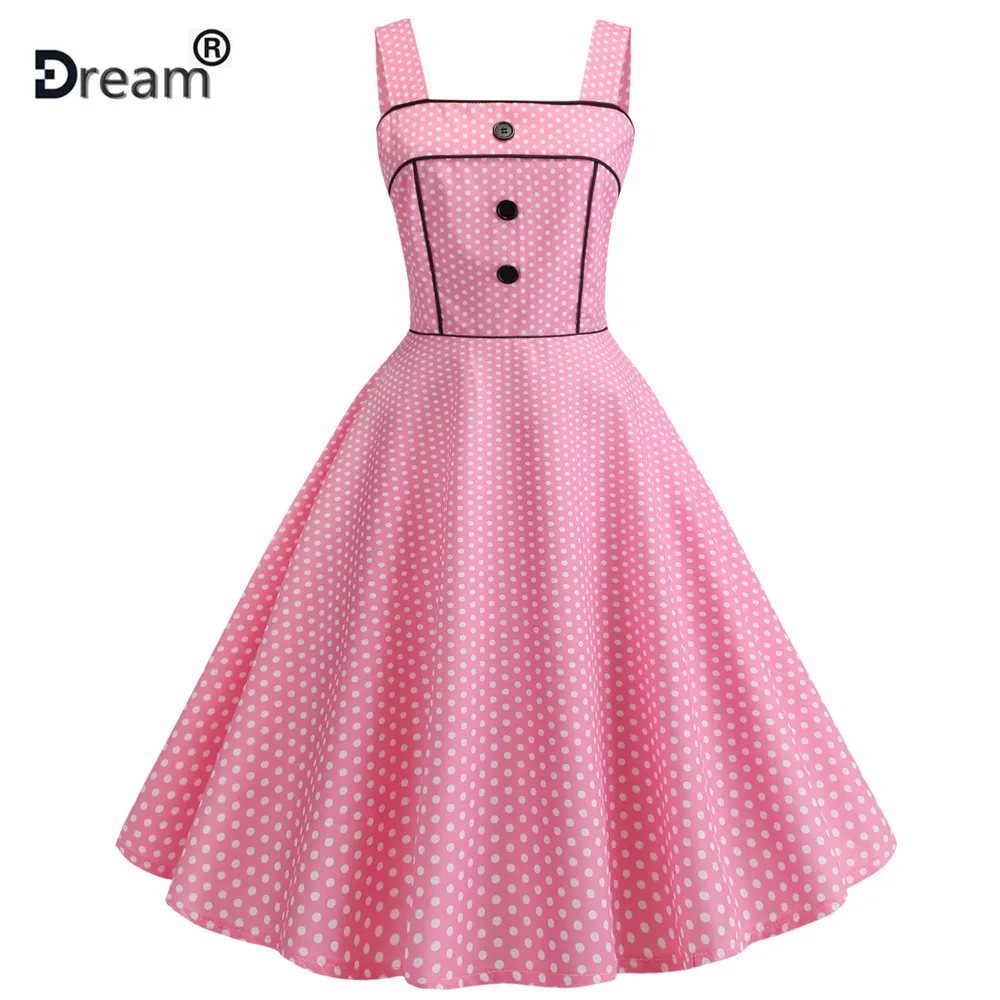 Женское винтажное платье большого размера Vestidos Hepburn 50s 60 s праздничные платья в