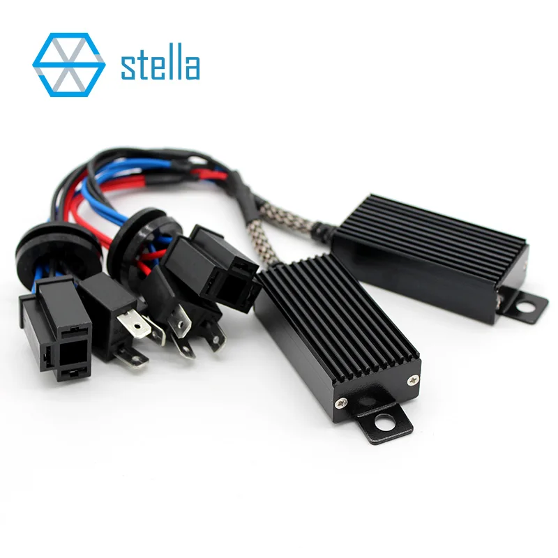 

Upgraded H4/9003/HB2 hi/low LED warning canceller/canbus/decoder for auto led headlight super strong decode long work stay cool