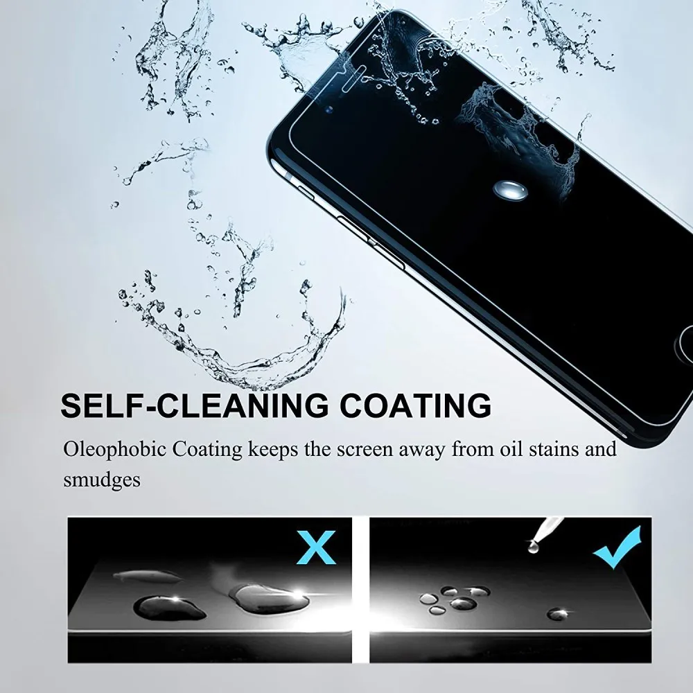 10 шт 9H 2.5D Закаленное стекло для iPhone 6 6S 5 5S 5c SE 4S 7 8 Plus Защитная пленка для экрана на iPhone 11 Pro Max X XS XR XS MAX