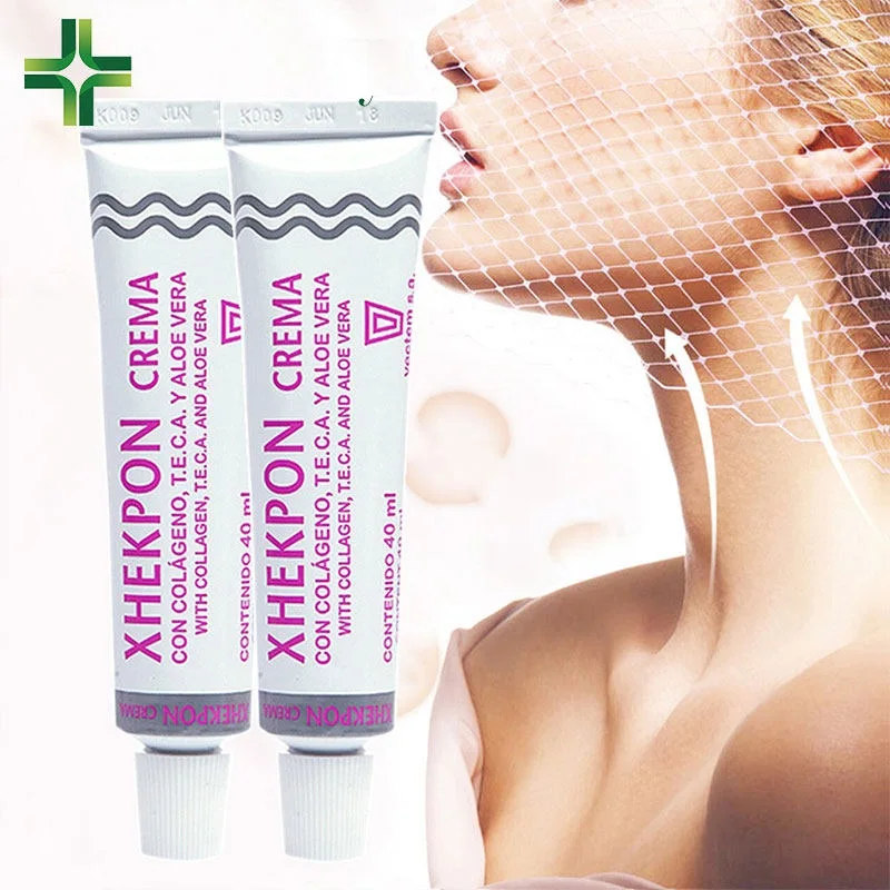 Горячая Xhekpon коллагеновый крем для подтяжки контура лица шеи подбородка для зрелых кожи в возрасте 40+ восстановление упругости и упругости кожи