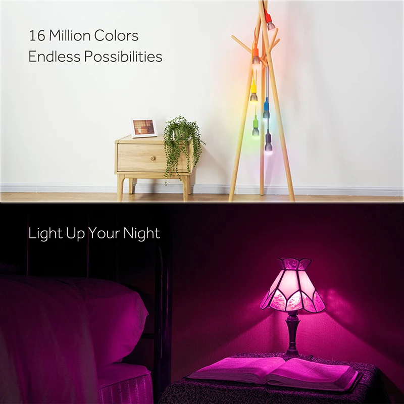 Оригинальная умная Светодиодная лампа Xiaomi Yeelight Blue II RGBW E27 Mi Light Mijia APP WiFi