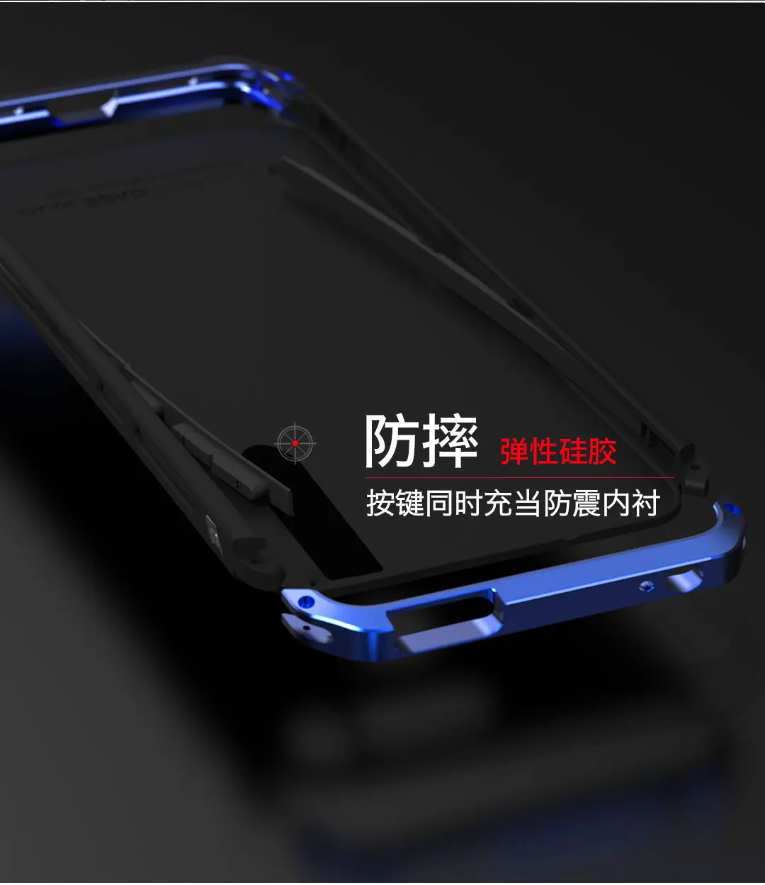 Metal Case for VIVO X27 X27 Pro Luxury Shockproof Case for X27 Armor Element Metal Back Cover