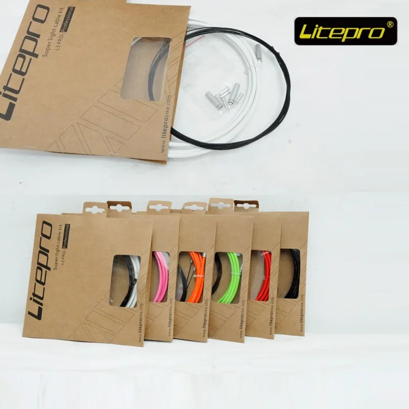 Cena 3M Litepro rowerowy kabel do przerzutek liniowa rurowa kombinezon PTFE zmienna prędkość wewnątrz linii i rury przewodowe Cap hamulec motocyklowy akcesoria