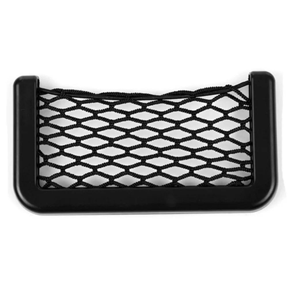 Viechle Door Organizer Back Seat cellphone Stand sticky Holder Pocket Wall Net Bag Black Viechle Door Organizer Back Seat cellphone Stand sticky Holder Pocket Wall Net Bag Black