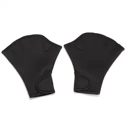 5 компл. распродажа 1 пара перчатки для плавания вспомогательное средство для плавания черный M