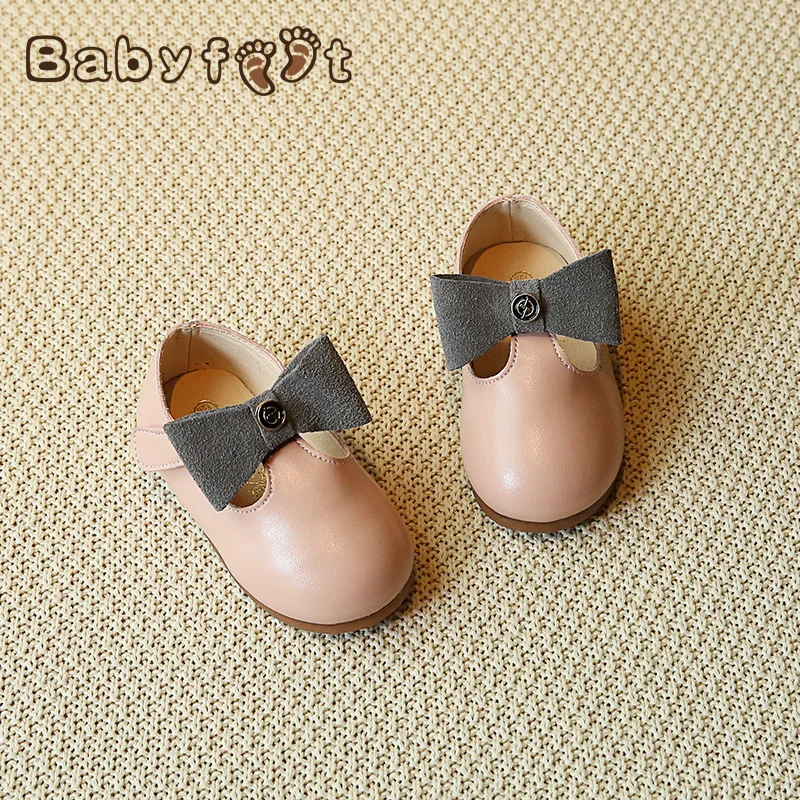 2017 Babyfeet brand low top waterproof infant children casual loafers leather sneaker toddler Shoes princess Bow Baby Girl shoes new babyfeet toddler infant first walkers baby boy girl shoe soft sole sneaker newborn prewalker shoes summer genuine leather
