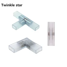 220 В Светодиодная лента угловой разъем для 3014 2835 230 в 240 В водонепроницаемая светодиодная лента 2 контакта разъем питания зажим Прямая поставка