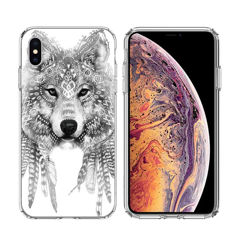 FOR iPhone X case Painting Silicon Cover FOR Iphone XS Max Soft Clear Protective TPU Back Cover FOR 4 4S 5 5S 6 6s7 8 Plus XR (10)