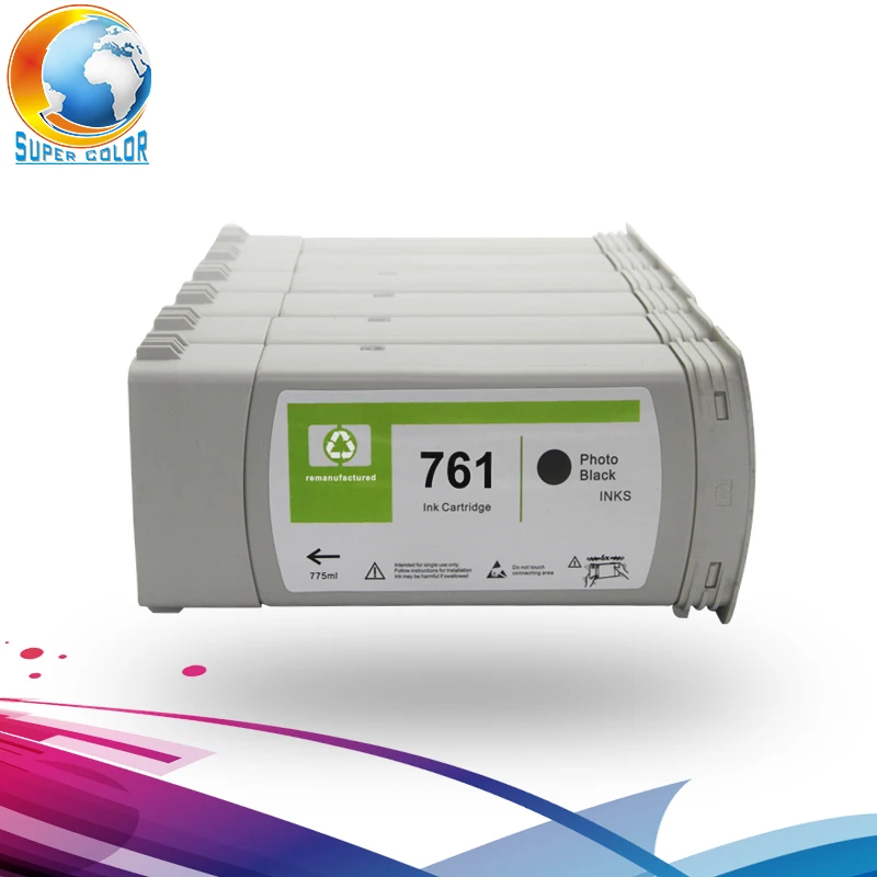 For hp 761 Original Remanufactured Ink Cartridge For HP T7100 t7200 printer with high quality