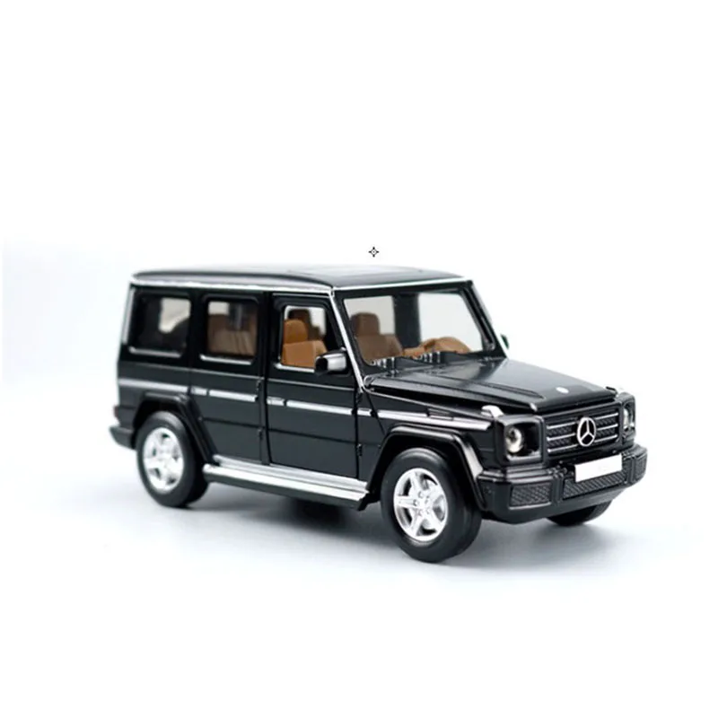 1/32 Benz G350d Игрушечная модель автомобиля из сплава, детские игрушки, настоящая Лицензионная коллекция, военный внедорожник