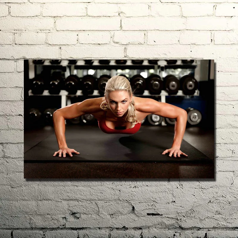 Bodybuilding Motivational Quote Art Silk Poster Print 13x21 24x40inches