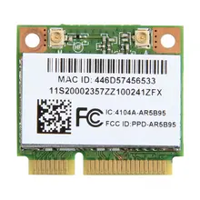 Беспроводной адаптера для atheors AR9285 AR5B95 Беспроводной Wi-Fi кард-IBM lenovo E46 Y560 V360 Z470 Y460 G460 G470