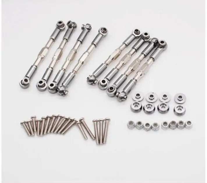 

WPL B1 B-1 B14 B-14 B24 B-24 C14 C-14 1/16 Military Truck RC Car spare parts Upgrade metal ball head pull rod set