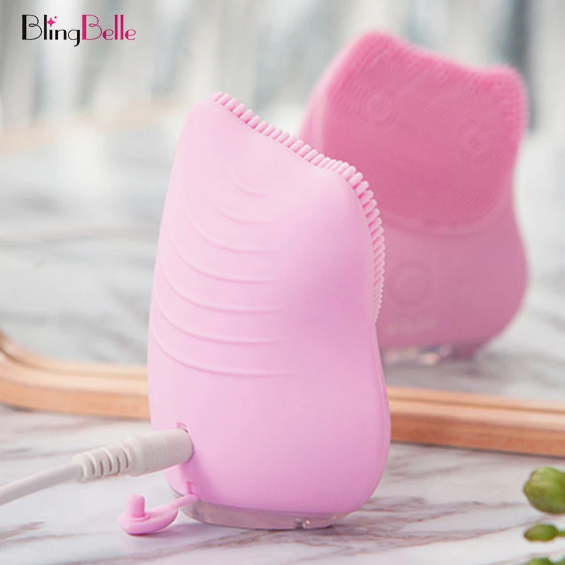 BlingBelle Силиконовые чистка лица Инструменты для ухода за кожей массаж