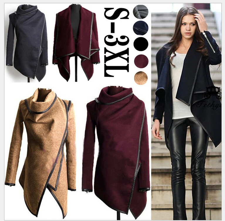 hiver cachemire et Long femmes pardessus Automne Manteau 92IDHE