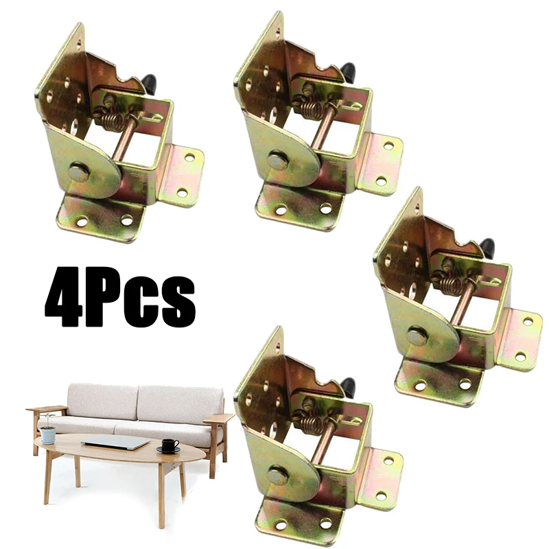 

Chairs Brackets Hinges Leg Coloured Zinc 4pcs Iron Locking Folding Tables Compact Furniture Home Tools Convenient