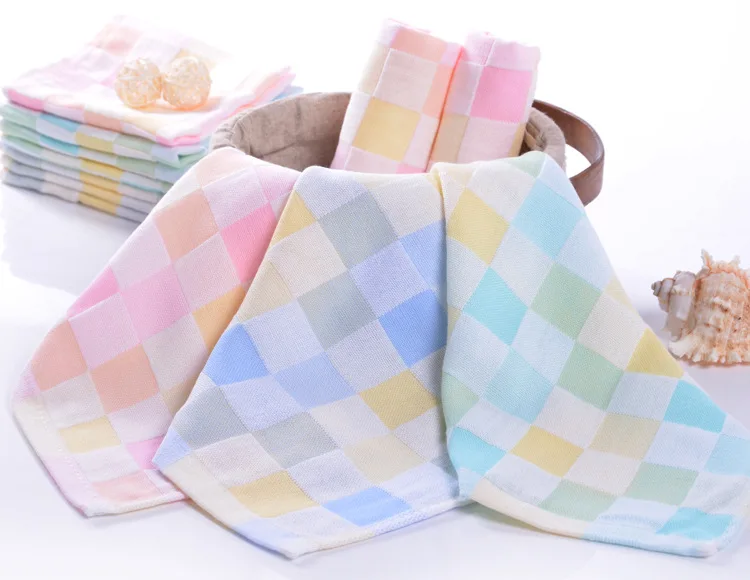 3 шт., хлопковые полотенца для новорожденных Слюнявчики, полотенце для кормления, тканевый носовой платок для маленьких мальчиков и девочек
