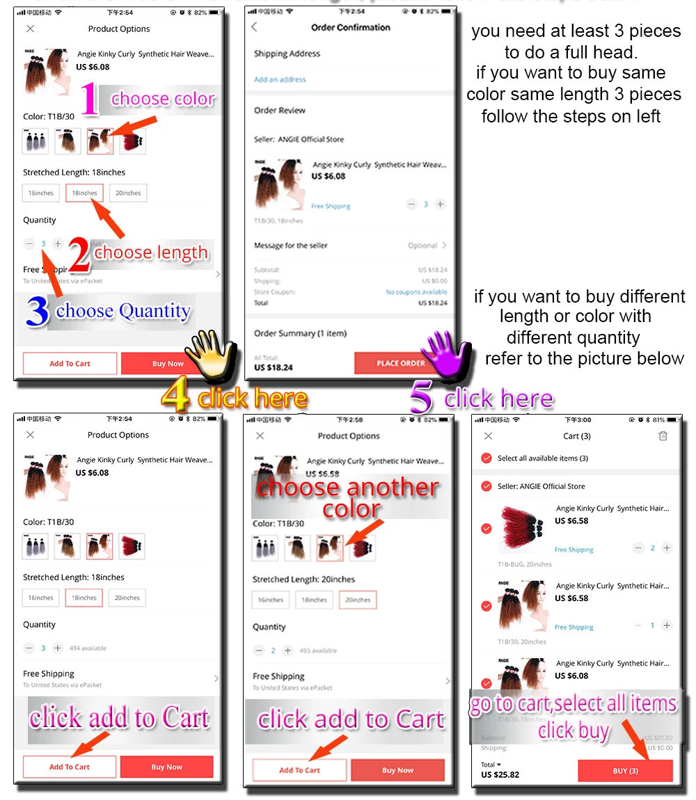 High Quality Apliques e perucas