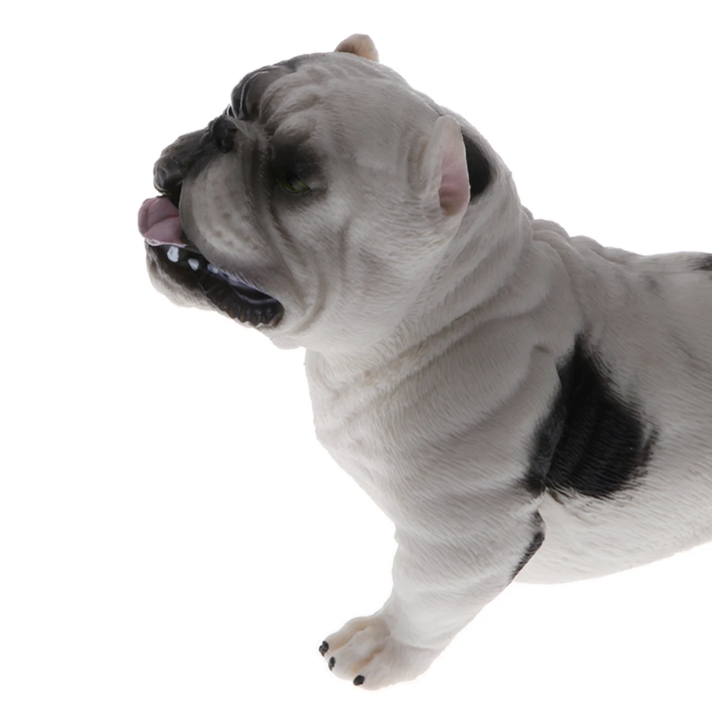 Animal Figurine American Bully Pitbull Figure Dog Model Toy Home Collectibles Decor Ornaments