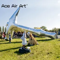 Большой инструмент продвижения гигантский Серебряный надувной молоток Реплика для рекламы, предложенной Ace Air Art