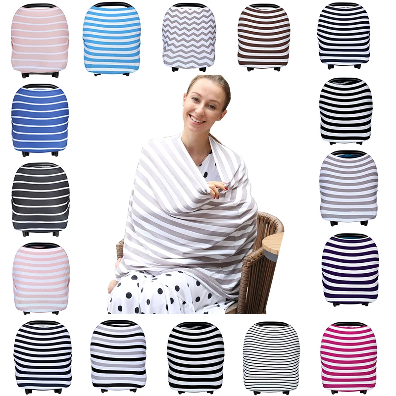 

New Fashion Nursing Cover Scarf Canopy Breastfeeding Cover Flowel Multifunction Cape Baby Stroller Cover Infant Car Seat Cover