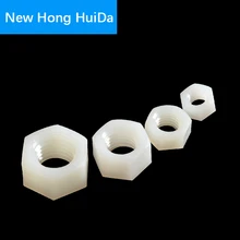 White Nylon Hex Metric Nut Hexagon Threaded Plastic Nuts M2 M2.5 M3 M4 M5 M6 M8 M10 M12 M14 M16 M18 M20 White Nylon Hex Metric Nut Hexagon Threaded Plastic Nuts M2 M2.5 M3 M4 M5 M6 M8 M10 M12 M14 M16 M18 M20