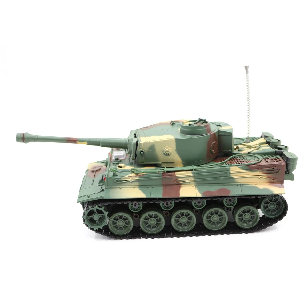 3828 1/26 масштаб Немецкий тигр Panzer 27 МГц RC боевой танк с имитацией звука и светильник