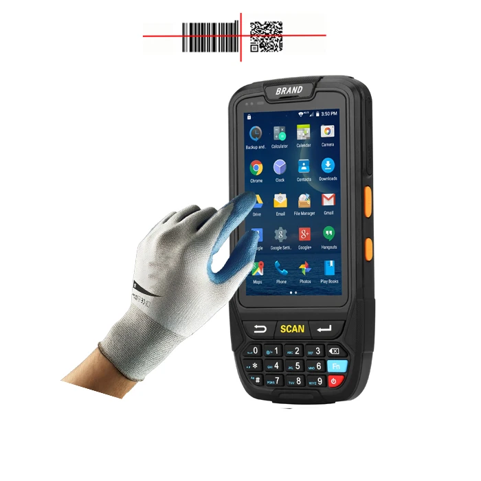 Китай PDA завод 1D/2D QR Сканер Штрих Кода RFID NFC WIFI Android 7 0 беспроводной портативный