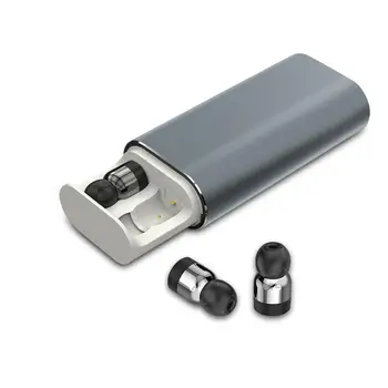 

EastVita Stereo Portable earphone 2000mAh power bank for phone sport mic Mini T10 Twins Wireless Earbud Bluetooth earphone r29