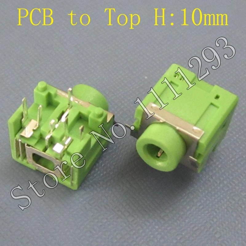 Cable Length: Other Computer Cables 5pin Audio Jack for Desktop Computer case etc Headphone Connector Green 