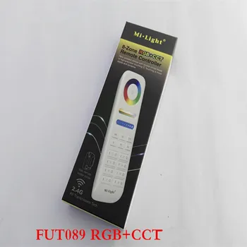 

2.4G MiBOXER FUT089 8 Zone Remote RF Dimmer / LS2 5IN 1 Smart Led Controller / B8 Wall-mounted Touch Panel for RGB+CCT Led Strip
