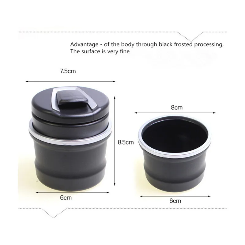 Vehicle LED ashtray, vehicle hygiene products for Nissan Sunny March Murano Geniss,Juke,Almera qashqai  Car-Accessories