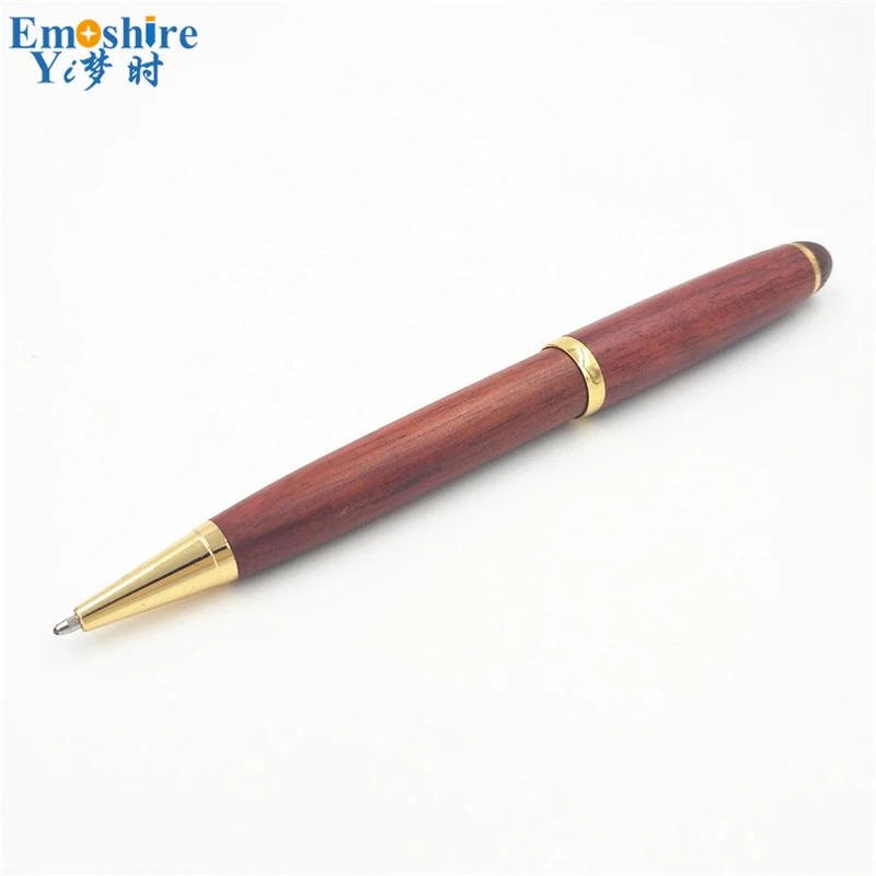 Emoshire Rosewood ball - point pen wood ball - point pen students complete practical gifts free design spot wholesale (4)