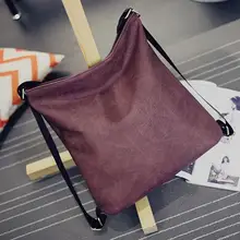 Для мужчин и женщин из искусственной кожи простая модная сумка для отдыха Студенческая женская школьная сумка сумки популярные женские сумки-мессенджеры Bao