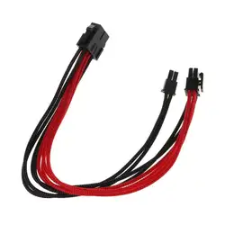 1 шт. PCI-E 8-контактный разъем 6 + 2Pin 18AWG PSU видеокарта удлинитель кабеля питания кабель