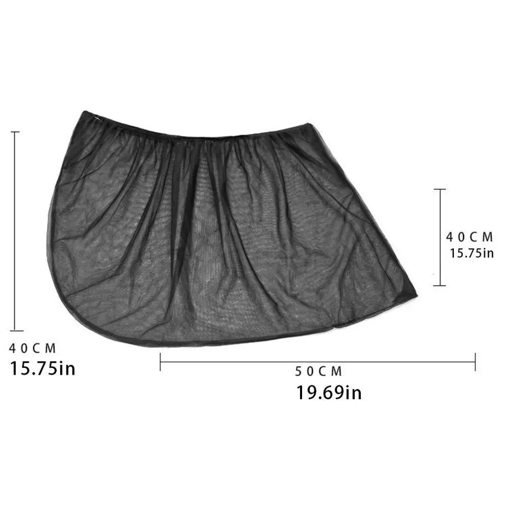 Car Sunshade Car Sunshade Anti-Mosquito Black Gauze Window Protection Cover Black Sand Anti-Mite Insulation Back Door