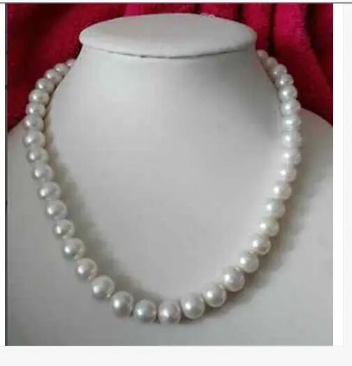 

single strands AAA10-11mm south sea round ligh grey pearl necklace 18inch 14KGP