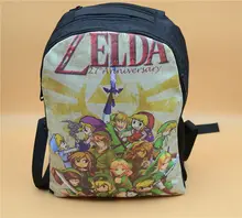 zelda backpack The Legend of Zelda: Skyward Sword Backpack Shoulder Bag Computer Bag blue F style
