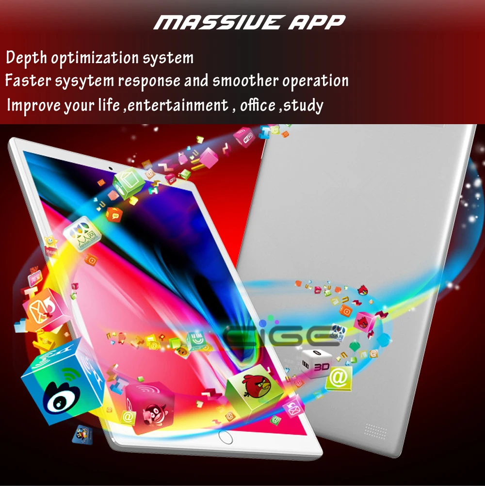 Новейшие модели cige 10,1 Octa Core 3g 4G LTE оригинальный Android 6,0 Tablet PC 4G RAM 64g ROM 1280X800 ips двойная sim-карта для телефонных звонков Планшеты