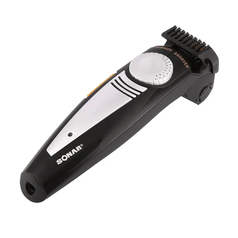 

SONAR SN-132 Beard & Stubble Trimmer Dual Foil Shaver Portable Rechargeable Electric with Contouring Flex Head Washable