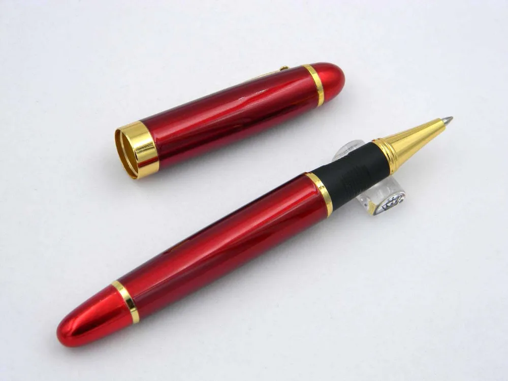 

OFFICE golden RED metal Trim NEW gift Rollerball Pen