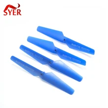Голубой цвет 100 комплекты 4 шт./компл. пропеллеры лезвие на замену запасной Запчасти аксессуары для Syma X5 X5C X5SC X5SW M68 Лидер продаж