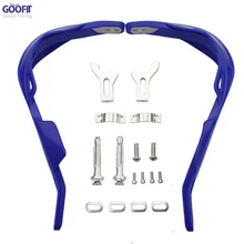 GOOFIT 22 мм алюминиевый сплав Руль управления для мотоциклов ручной кисточки гвардии протектор рукавицы в сборе Honda Kawasaki Yamaha Suzuki мотоцикл