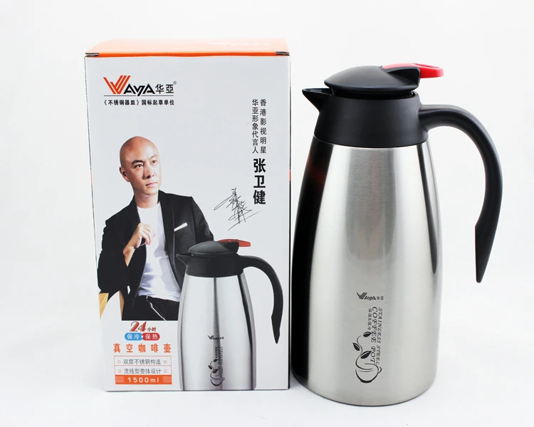 opgroeien Koreaans Conventie Goedkope rvs vacuüm isolatie pot koffie thermoskan waterkoker warm koud  melkkan thermoskan|flask use|jug flaskjug kettle - AliExpress