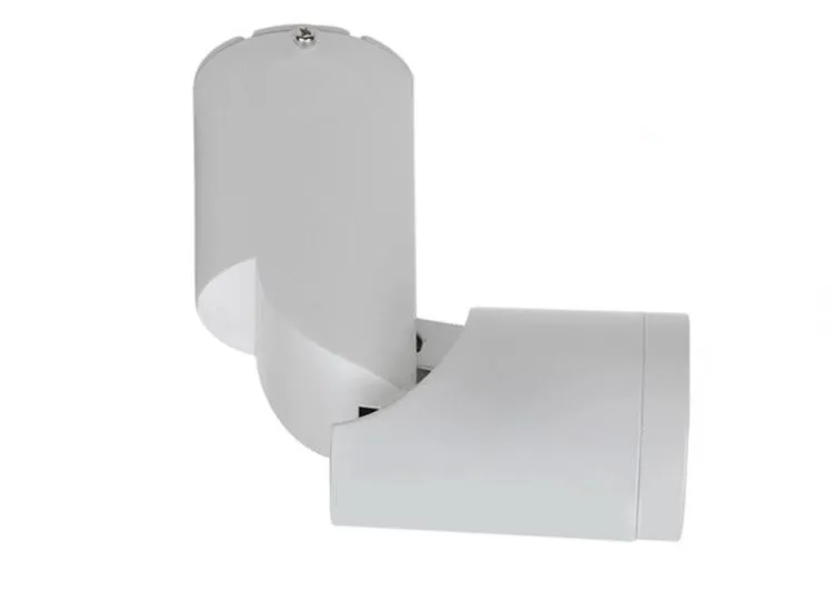 Бесплатная доставка Dimmable 15 Вт COB Led вниз светильник s 360 градусов вращение