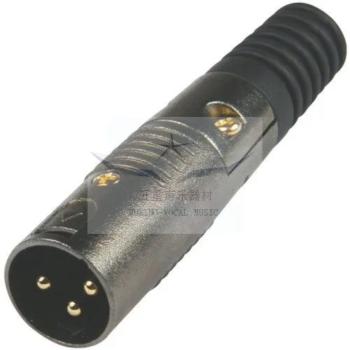 10 шт./лот XLR 3Pin Cannon разъем XLR Мужской микрофон аудио connector-YA5054