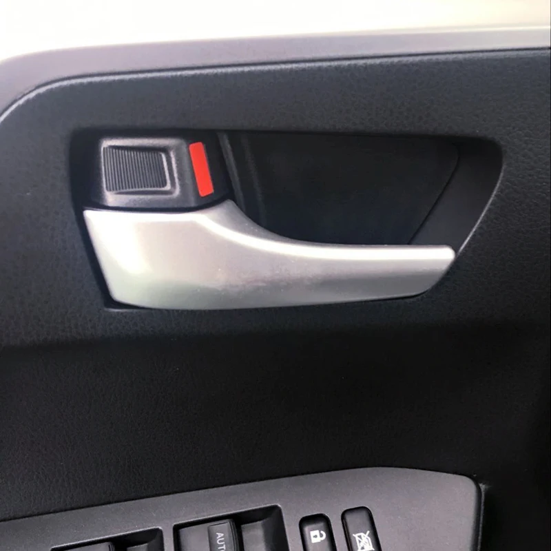 

For Toyota RAV4 2016 2017 ABS Accessories Matte Interior Inner Handle Cover Trim Decoration 4pcs