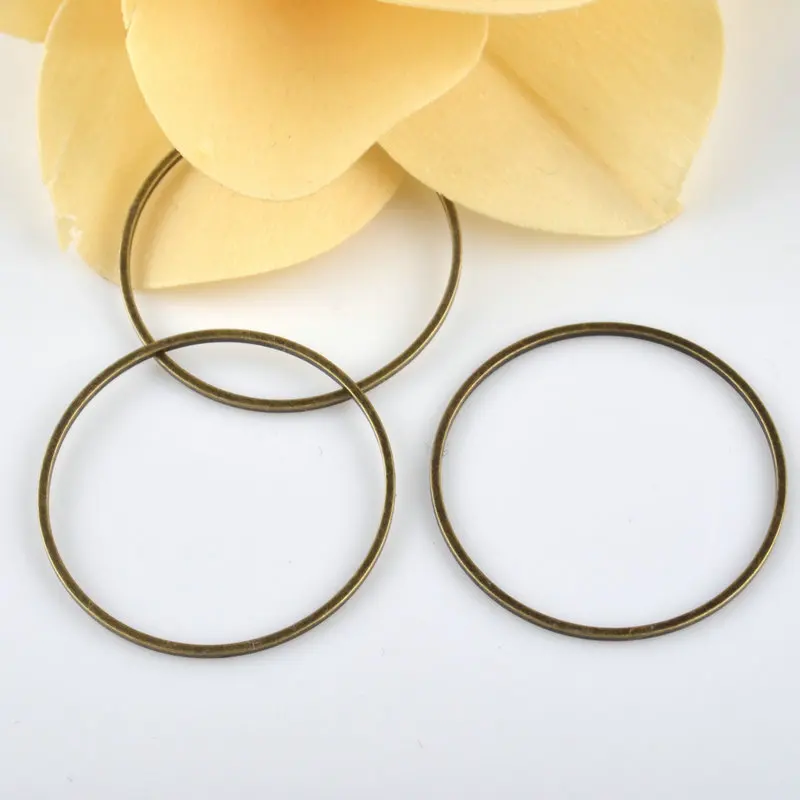 Диаметр 8 мм до 70 мм круглые латунные закрытые кольца, соединяющие кольца для изготовления ювелирных изделий, можно выбрать больше цветов
