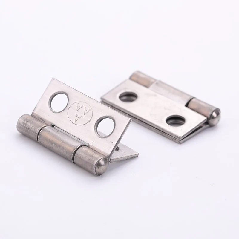 Kitchen Furniture 4 Hole 1 Inch Stainless Steel Thick Hinge / Furniture Hinge Length And Width 25*25*1.05 Hardware Accessories