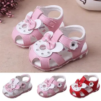 

Fashion Girls Shoes 2019 Summer Sandals Newborn Girls Boys Cartoon Shoes Sandals Soft Sole Shoes Cartoon Sandal With Lights A1